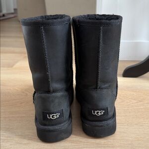 Leather UGG boots
